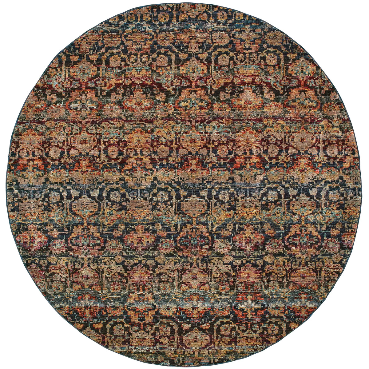 Oriental Weavers Sphinx Andorra 6836C Multi/Blue Rugs - main flat