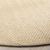 Safavieh Natural Fiber 6'-0" x 6'-0" Rug in Natural / Beige