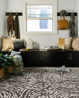 Loloi Juneau Jy-04 Charcoal / Silver Rugs - room scene 1