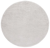 Safavieh Rumi Shag 6'-7" x 6'-7" Rug in Light Grey