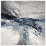 Safavieh Galaxy 5'-3" x 5'-3" Rug in Blue / Grey