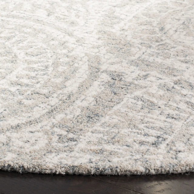 Safavieh Abstract 6'-0" x 6'-0" Rug in Ivory / Grey