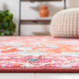 Safavieh Riviera 4'-5" x 6'-5" Rug in Orange / Light Blue
