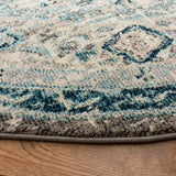 Safavieh Phoenix 100 6'-7" x 6'-7" Rug in Grey / Blue