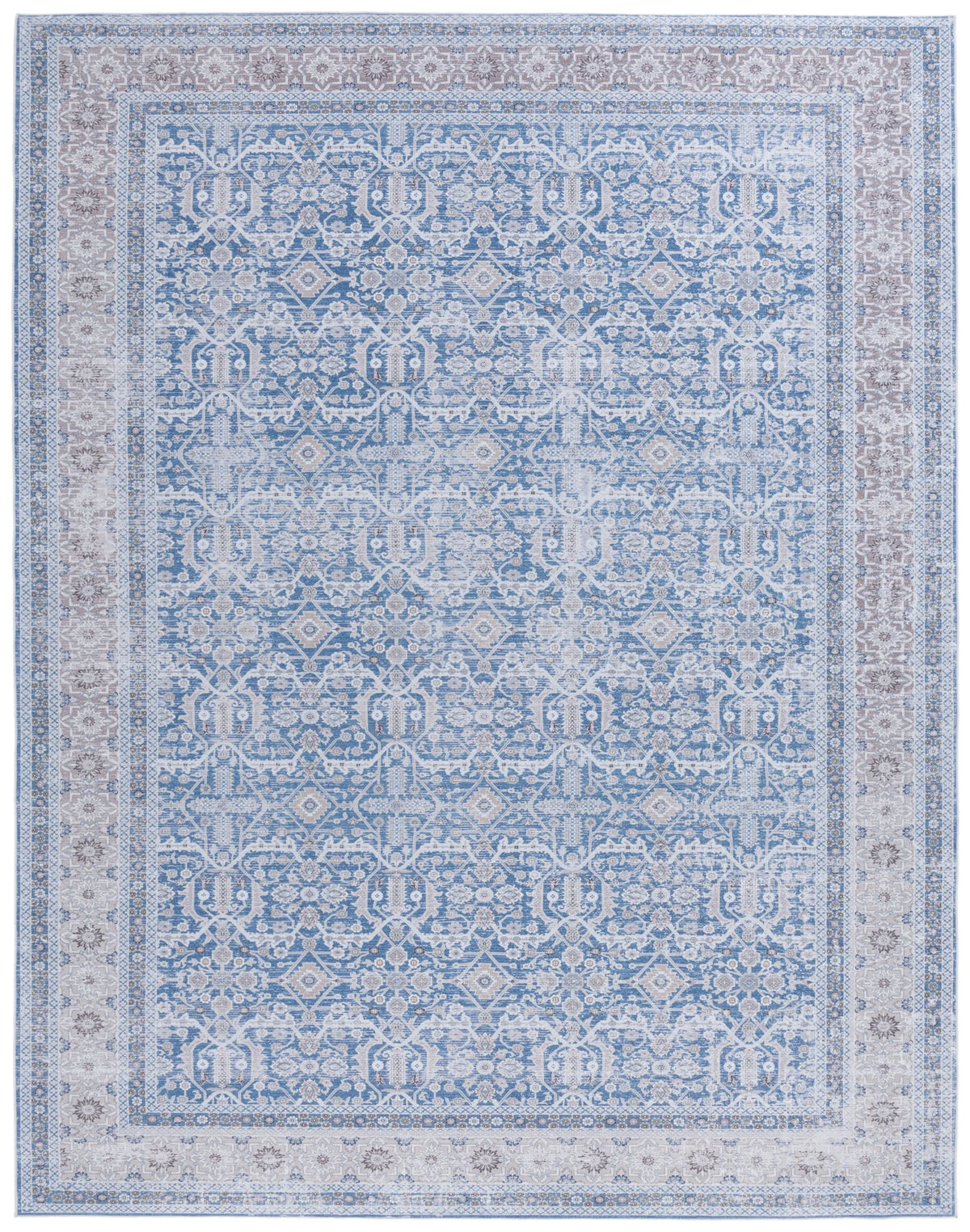 Safavieh Tucson 10'-0" x 14'-0" Rug in Blue / Rust