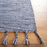 Safavieh Dhurries 4'-0" x 6'-0" Rug in Navy / Beige