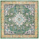 Safavieh Madison 6'-7" x 6'-7" Rug in Green / Turquoise
