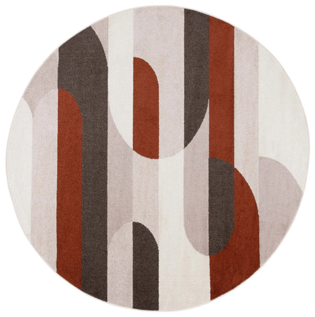 Safavieh Adirondack 6'-7" x 6'-7" Rug in Beige / Rust