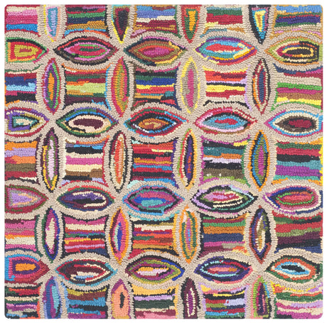 Safavieh Nantucket 4'-0" x 4'-0" Rug in Multi