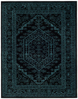 Safavieh Adirondack 10'-0" x 14'-0" Rug in Black / Teal