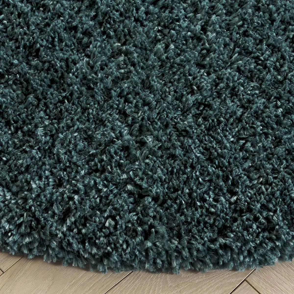 Safavieh Fontana Shag  800 6'-7" x 6'-7" Rug in Dark Green