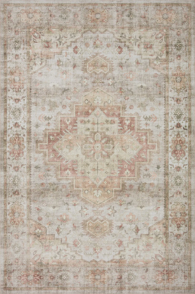 Loloi Heidi Hei-02 Sage/Multi Rugs - main flat