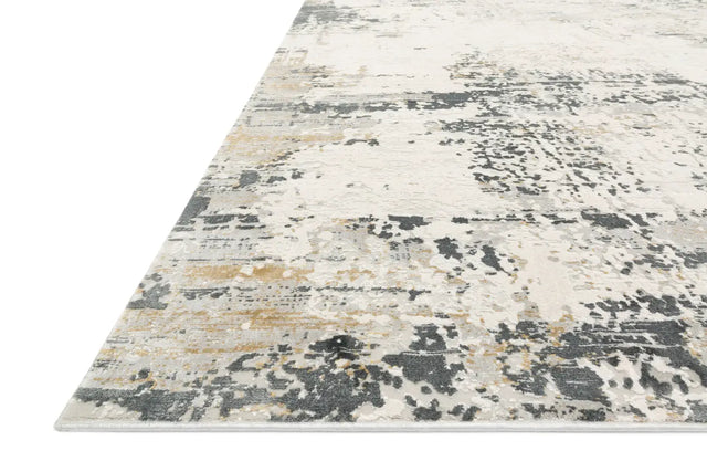 Loloi Sienne Sie-07 Ivory / Granite Rugs - rug corner
