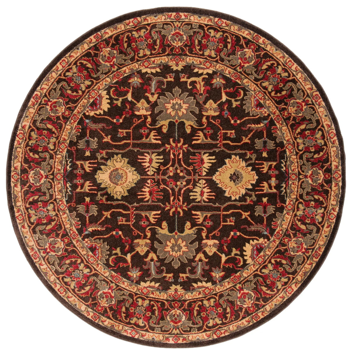 Safavieh Mahal 6'-7" x 6'-7" Rug in Brown / Beige