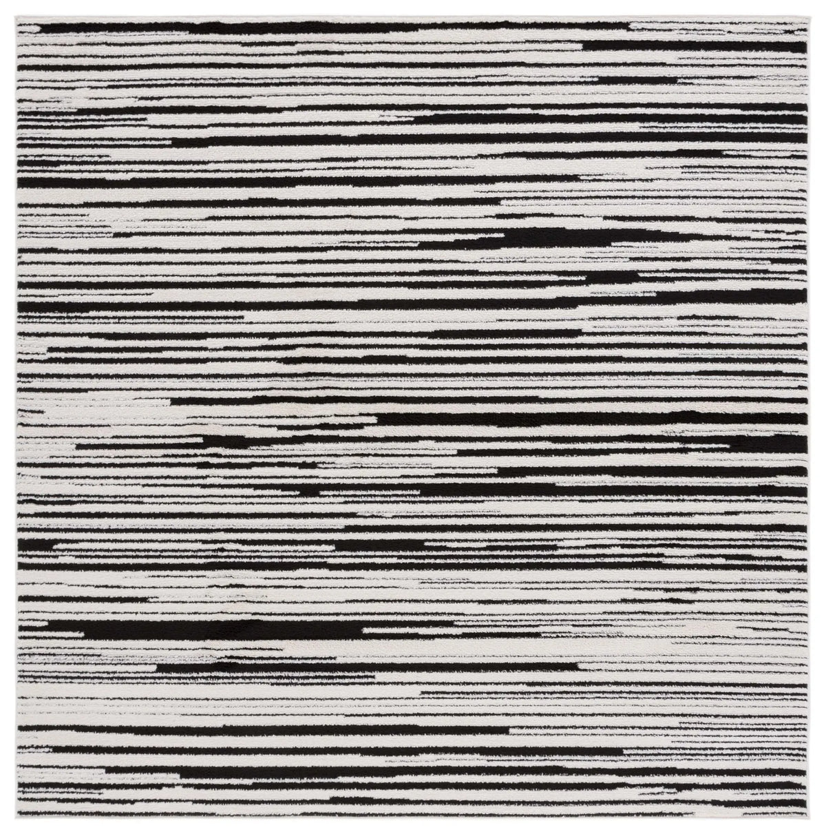 Safavieh Melody 6'-7" x 6'-7" Rug in Ivory / Black