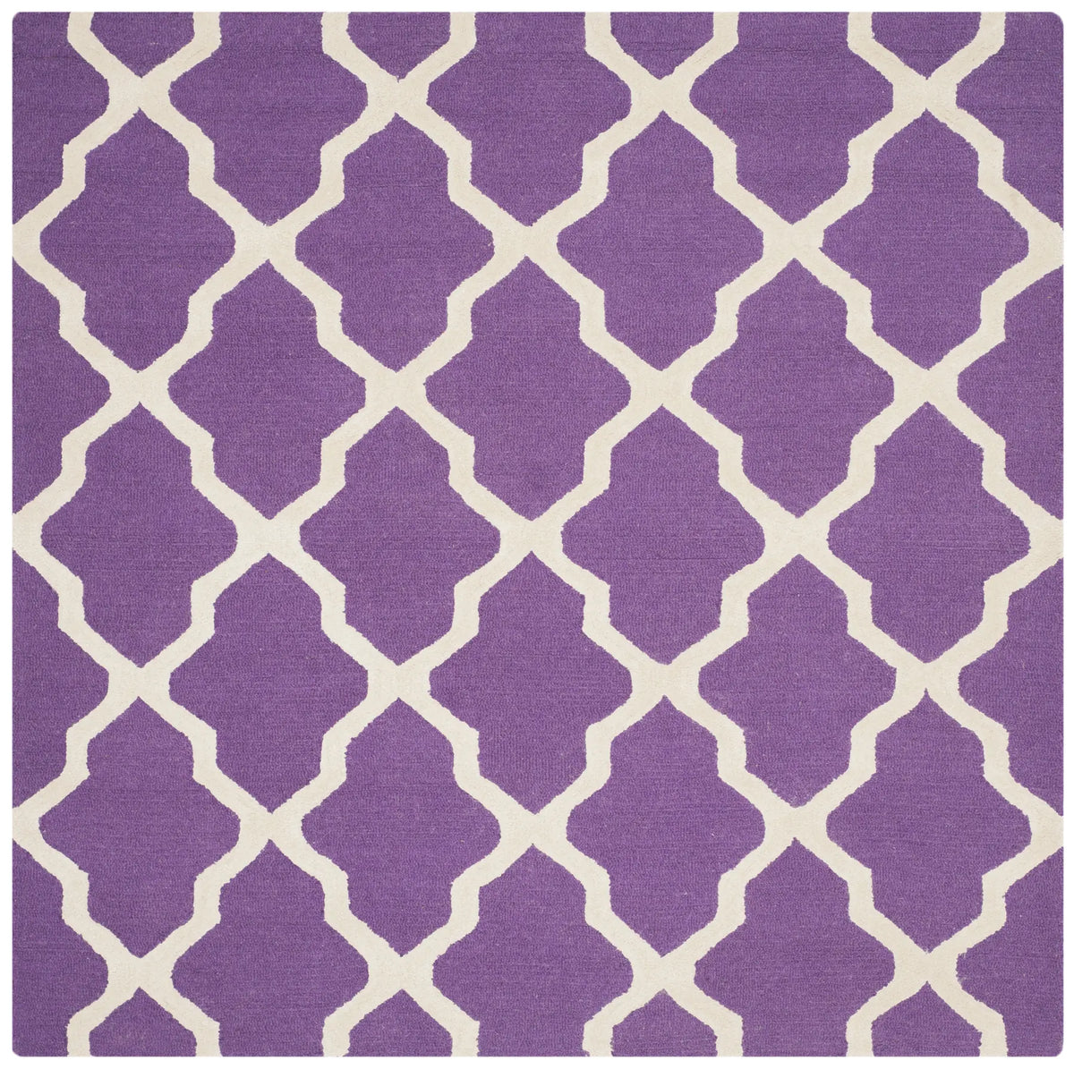 Safavieh Cambridge 6'-0" x 6'-0" Rug in Purple / Ivory