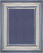 Nourison Horizon Indoor/Outdoor HOZ03 Navy Contemporary Area Rugs
