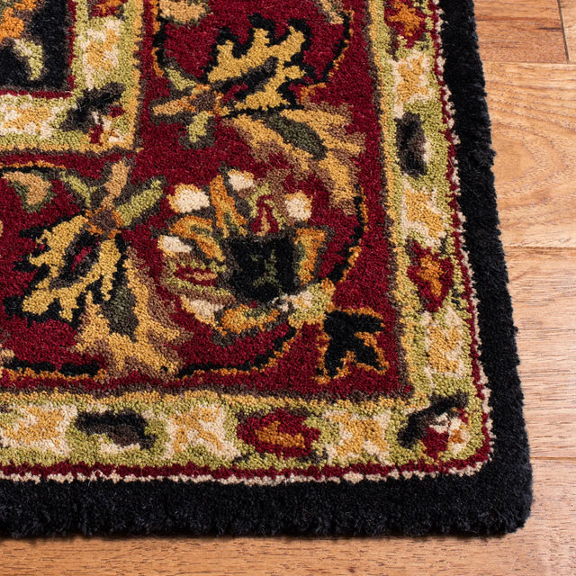 Safavieh Heritage 5'-0" x 8'-0" Rug in Black / Red