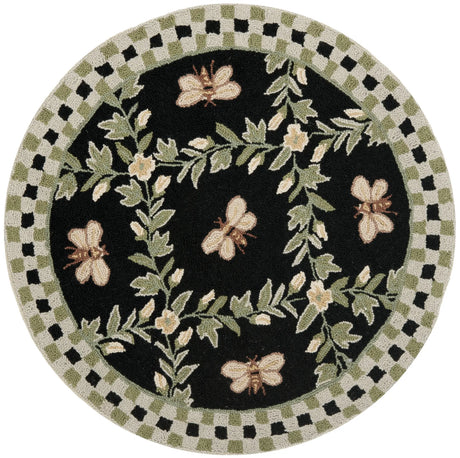 Safavieh Chelsea 3'-0" x 3'-0" Rug in Black