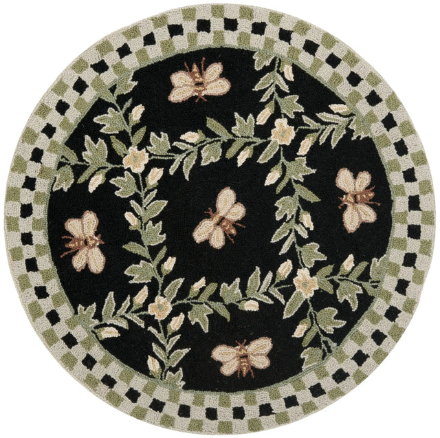 Safavieh Chelsea 3'-0" x 3'-0" Rug in Black