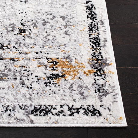 Safavieh Amelia 4'-5" x 6'-5" Rug in Grey / Gold