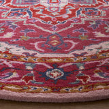 Safavieh Bellagio 5'-0" x 5'-0" Rug in Red / Pink