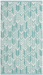 Safavieh Montauk 2'-3" x 3'-9" Rug in Aqua / Ivory