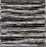 Safavieh Rag Rug 6'-0" x 6'-0" Rug in Black / Multi