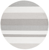 Safavieh Pyramid 6'-7" x 6'-7" Rug in Ivory / Grey