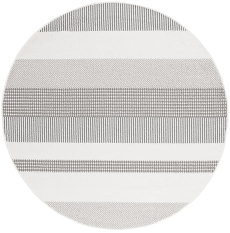 Safavieh Pyramid 6'-7" x 6'-7" Rug in Ivory / Grey