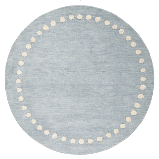 Safavieh Safavieh Kids 5'-0" x 5'-0" Rug in Blue / Ivory