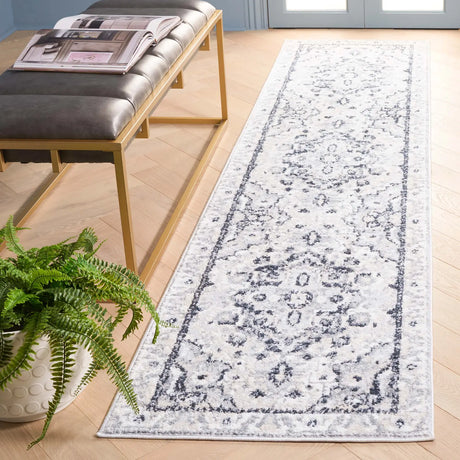 Safavieh Layla 2'-2" x 9'-0" Rug in Ivory Grey / Charcoal