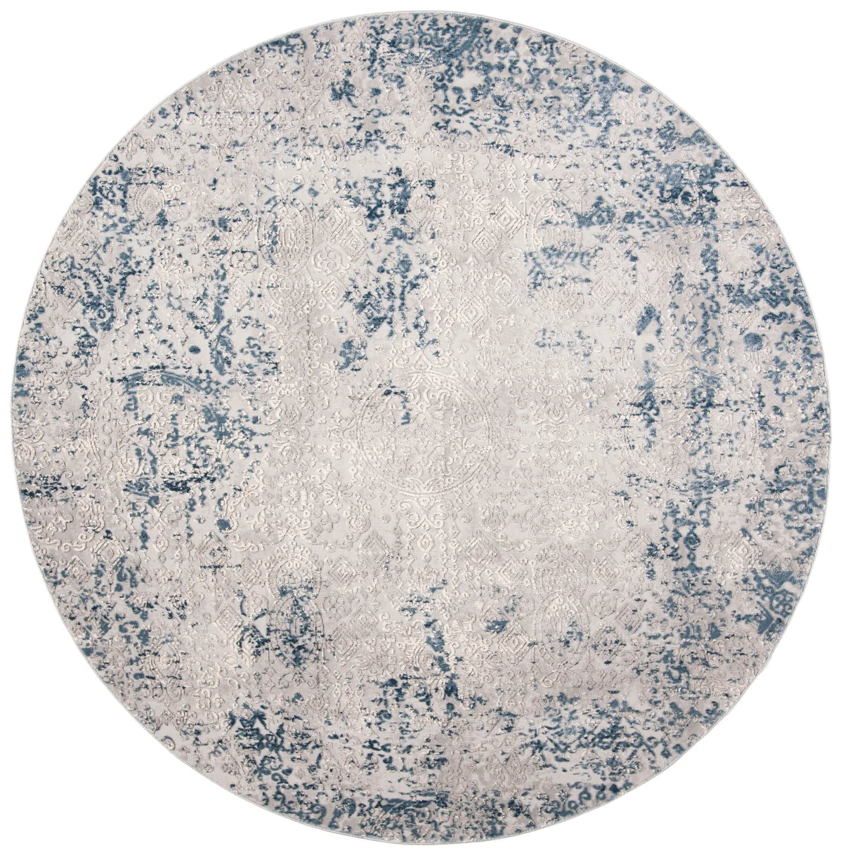 Safavieh Invista 6'-7" x 6'-7" Rug in Grey / Ivory