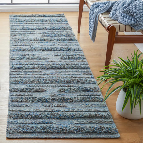Safavieh Vermont 2'-3" x 9'-0" Rug in Grey / Blue