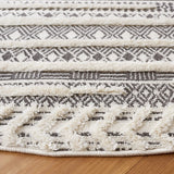 Safavieh Urban 6'-7" x 6'-7" Rug in Grey / Ivory