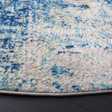 Safavieh Jasper 100 6'-7" x 6'-7" Rug in Aqua / Ivory