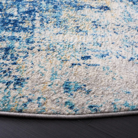 Safavieh Jasper 100 6'-7" x 6'-7" Rug in Aqua / Ivory
