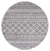 Safavieh Arizona Shag 5'-1" x 5'-1" Rug in Grey / Ivory