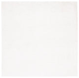 Safavieh Faux Rabbit Fur 6'-0" x 6'-0" Rug in Off White