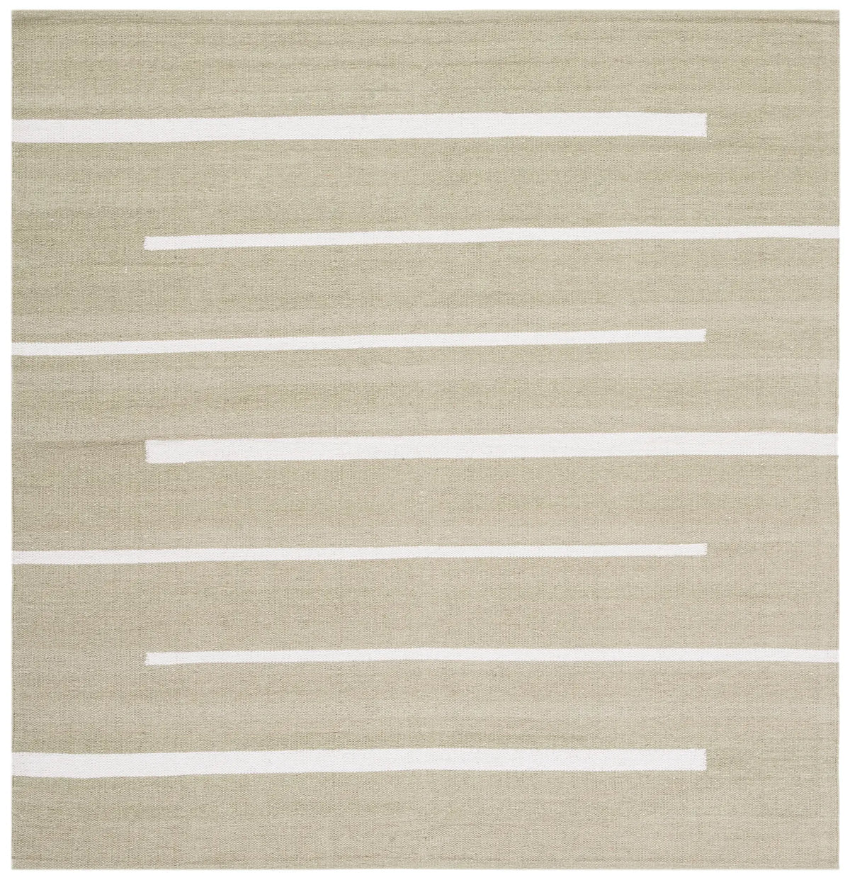 Safavieh Montauk 6'-0" x 6'-0" Rug in Light Green / Ivory