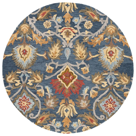 Safavieh Blossom 5'-0" x 5'-0" Rug in Navy / Multi