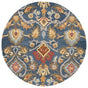 Safavieh Blossom 5'-0" x 5'-0" Rug in Navy / Multi