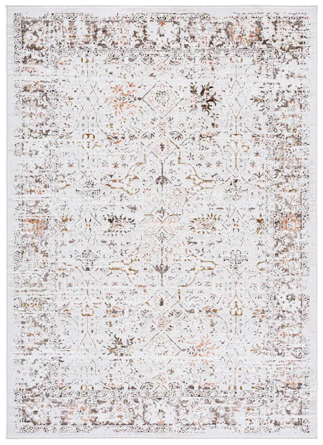 Safavieh Leonette 4'-0" x 6'-0" Rug in Ivory / Brown Taupe