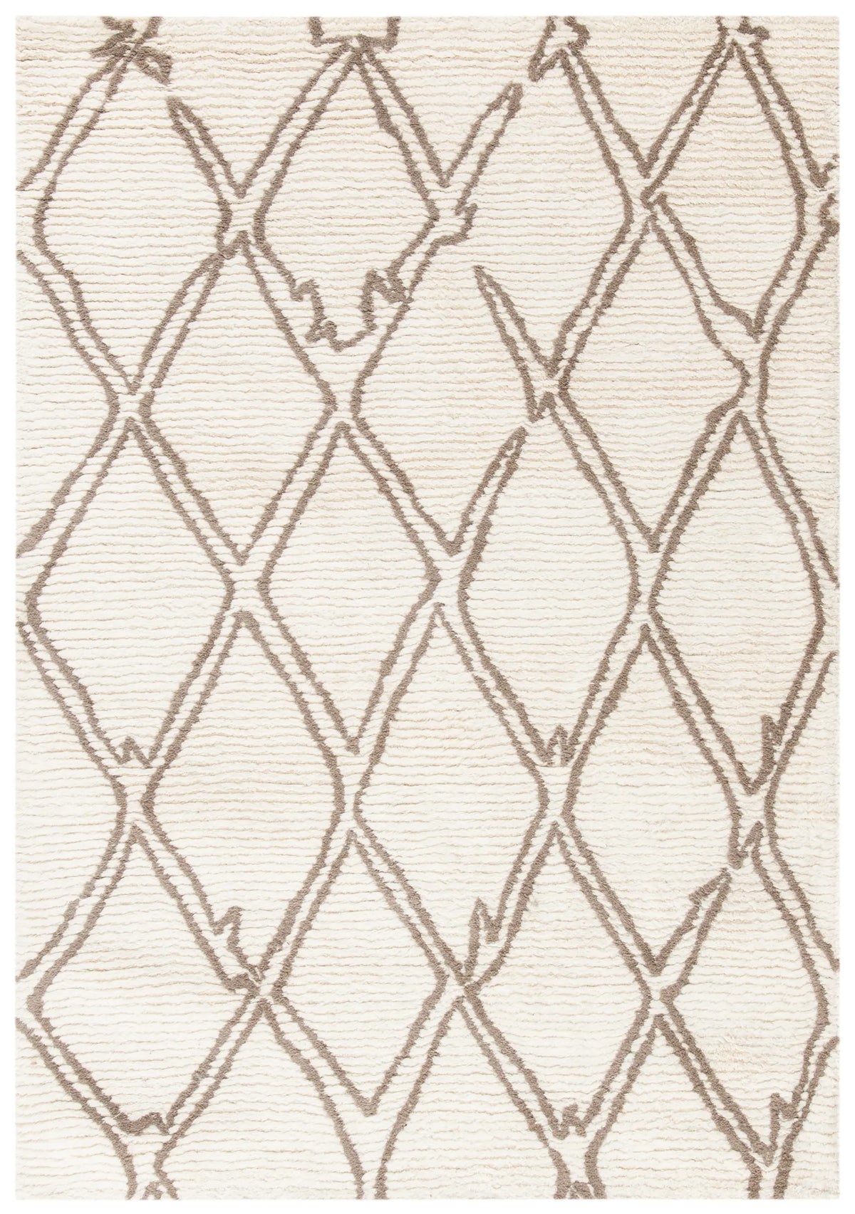Safavieh Casablanca 4'-0" x 6'-0" Rug in Ivory / Grey
