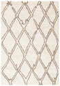 Safavieh Casablanca 4'-0" x 6'-0" Rug in Ivory / Grey