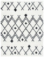Safavieh Berber Shag 10'-0" x 14'-0" Rug in Ivory / Dark Grey