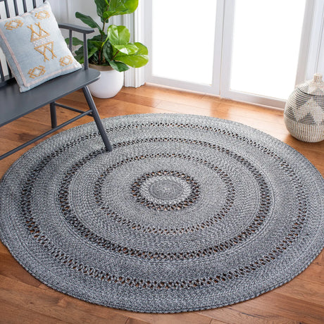 Safavieh Cape Cod 5'-0" x 5'-0" Rug in Charcoal