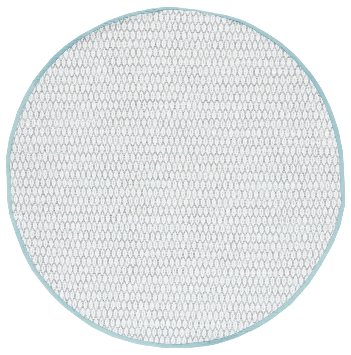 Safavieh Montauk 6'-0" x 6'-0" Rug in Light Green / Ivory