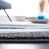 Safavieh Hollywood 4'-0" x 6'-0" Rug in Grey / Turquoise