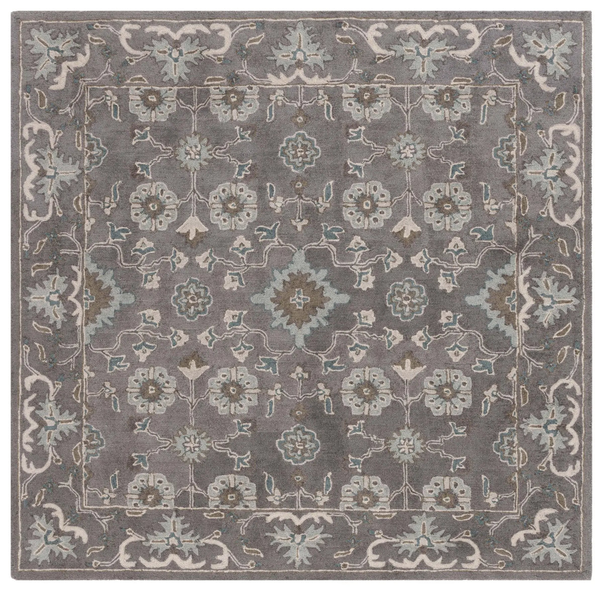 Safavieh Blossom 6'-0" x 6'-0" Rug in Grey
